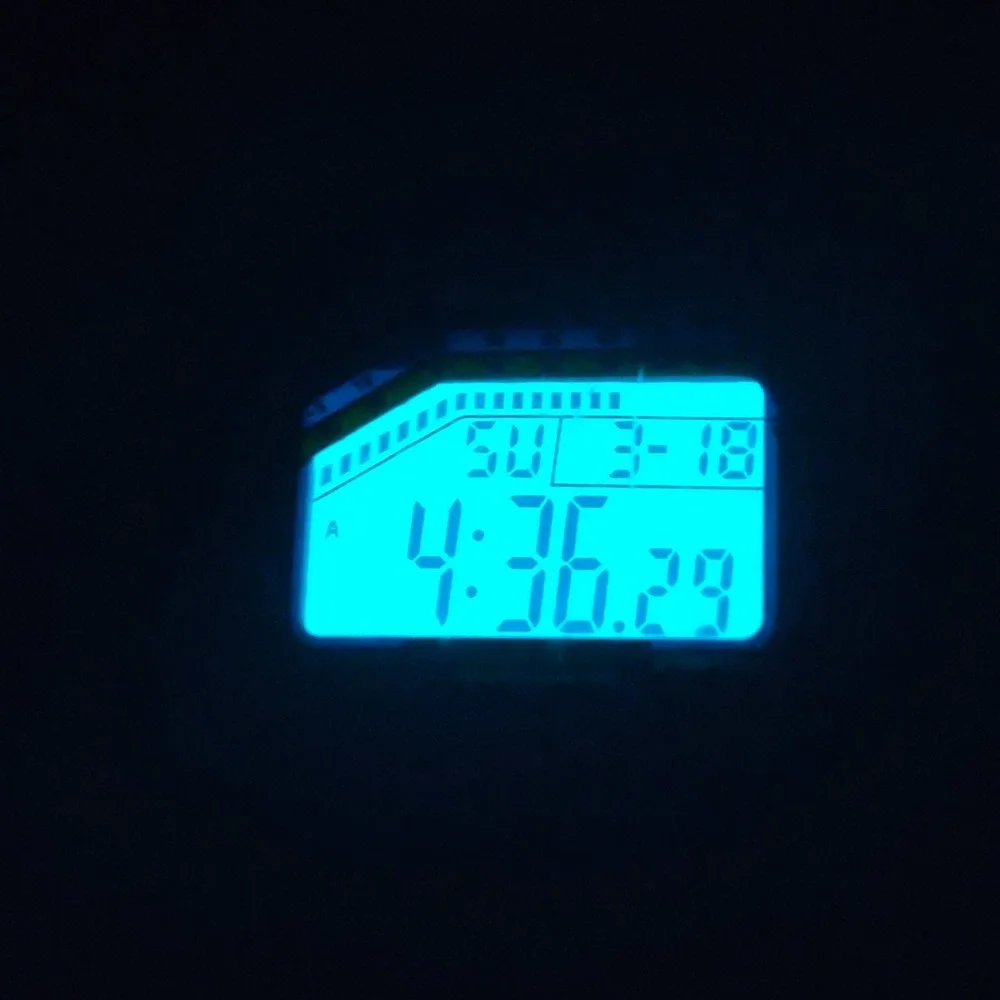 Vintage 1997 Timex Reef Gear 40mm Mens Digital Watch W/ Liquid‎ Filled Compass
